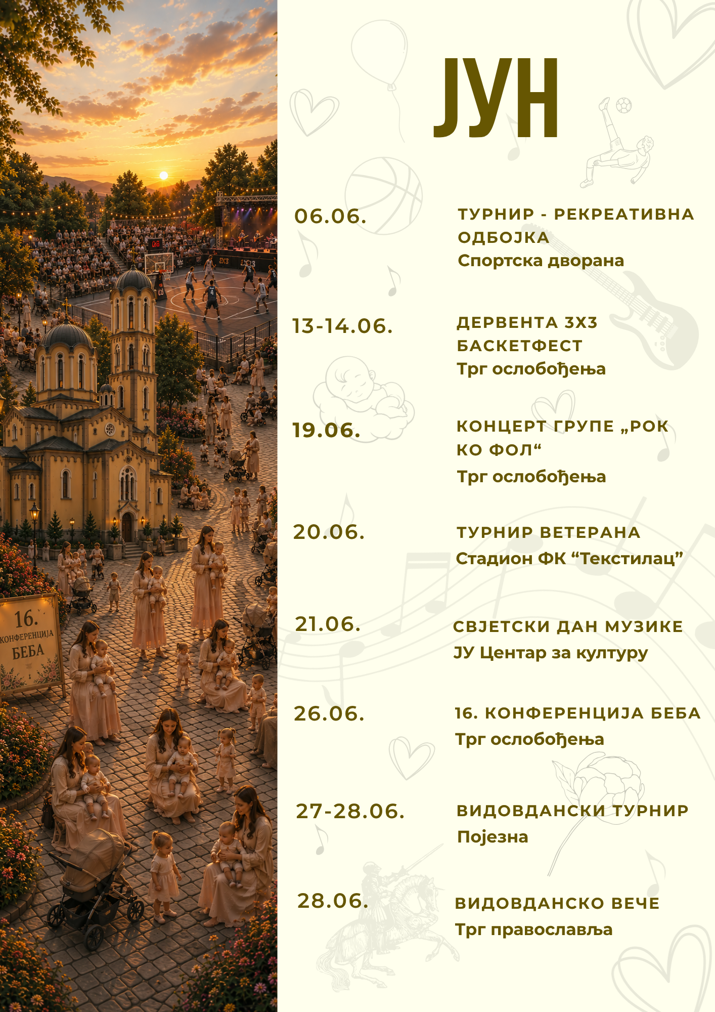 Јун – манифестације